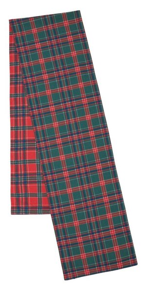 Runner in cotone a tema natalizio 220x32 cm Christmas Tartan Check – Catherine Lansfield