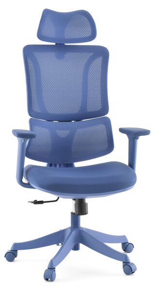 MyBuero Home Office sedia da ufficio Ergomy Colore sedia da scrivania con braccioli (regolabile in altezza) tessuto / rete sedia girevole