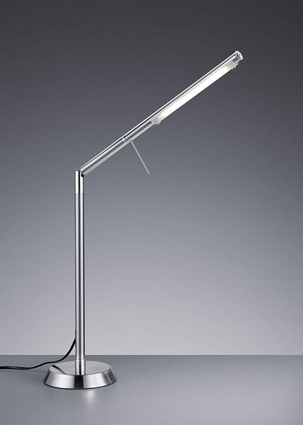 Lampada da tavolo a LED, metallo e vetro, bianco