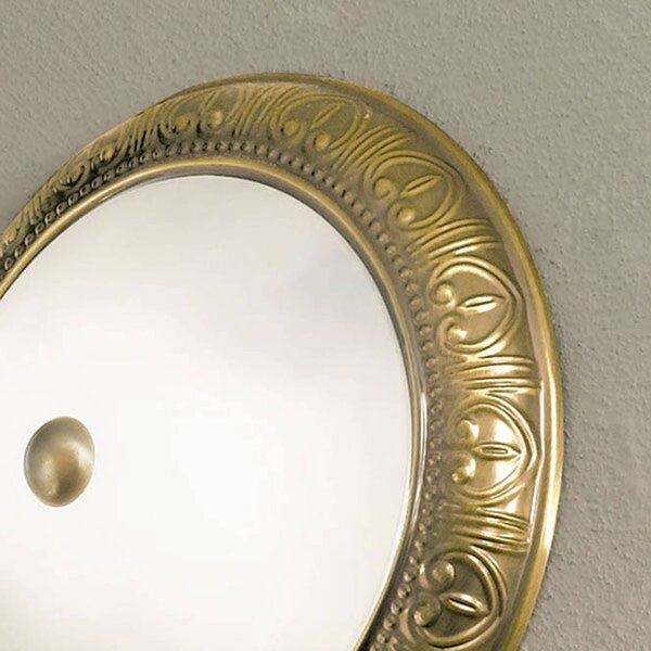 ORION Applique da parete LEMBIT, dimmerabile, Bronzo / Ottone antico, Soggiorno / Sala da pranzo, Metallo, Antico, Applique