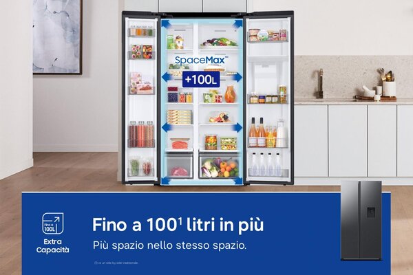 Samsung Frigorifero Americano Side by Side Capacit 578 Litri Classe energetica E Raffreddamento No Frost colore Nero - RS57DG410EB4EF