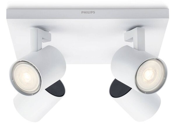Philips Runner plafoniera LED bianca 4 luci