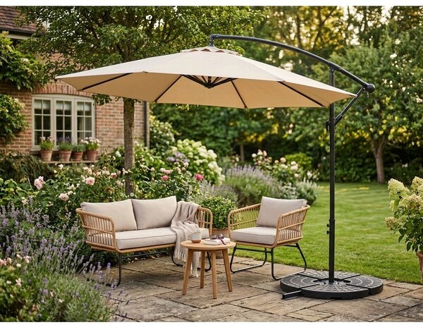 Seduta da giardino in rattan artificiale Vistdal - Bonami Essentials