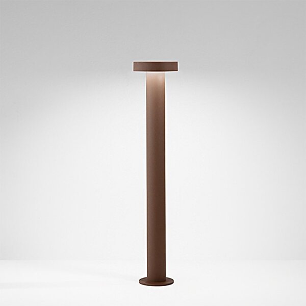 Lampioncino esterno ip65 perenz stool 8320 e lc 12w led 3000k 960lm metallo alluminio corten - Perenz