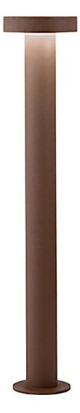 Lampioncino esterno ip65 perenz stool 8320 e lc 12w led 3000k 960lm metallo alluminio corten - Perenz