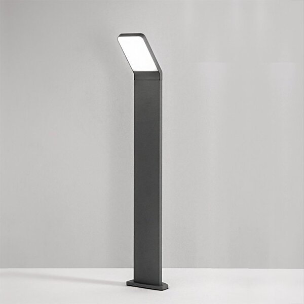 Lampioncino esterno ip65 perenz path 8340 a lc 12w led 3000k 1050lm metallo alluminio antracite - Perenz
