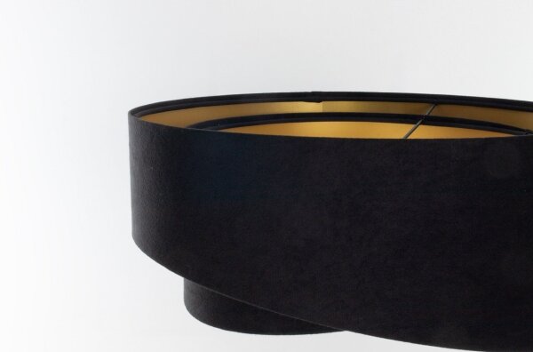 Paralume universale GALAXY E27 diametro 45 cm nero/oro