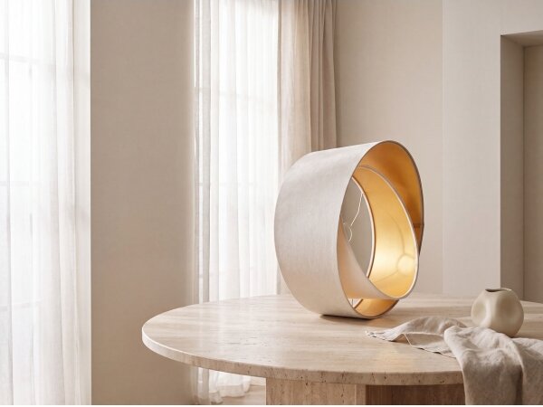 Paralume universale GALAXY E27 diametro 45 cm beige/bianco/oro