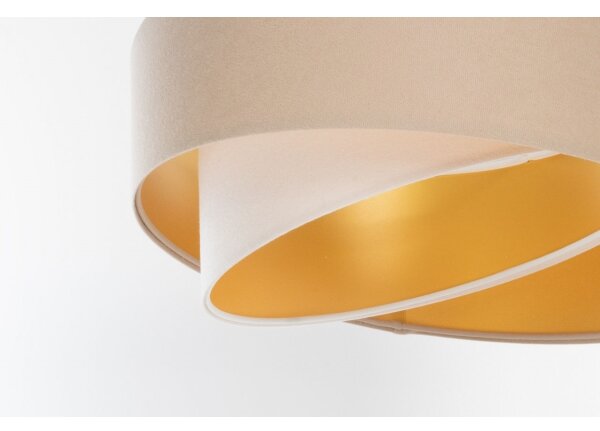 Paralume universale GALAXY E27 diametro 45 cm beige/bianco/oro