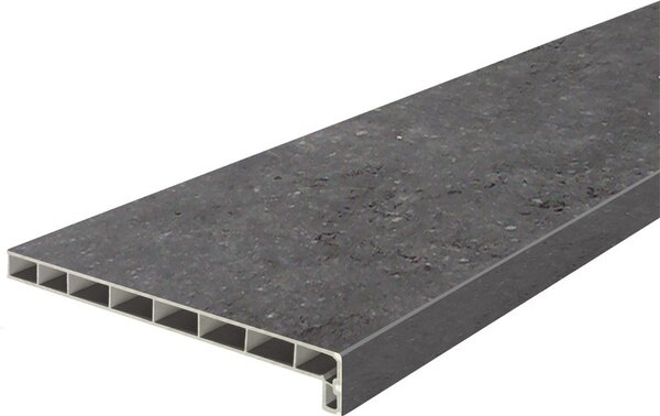 Lignodur Topline LD36 davanzale interno in pietra libera 300 mm, incl. bordo laterale 1100 mm