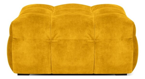 Pouf in velluto giallo Vesta - Windsor & Co Sofas