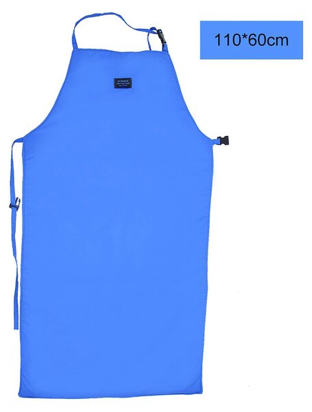 Grembiuli di sicurezza CryO, protezione contro l'azoto criogenico a temperature estremamente basse, colore blu (110 x 70 cm)