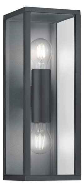 Applique da Esterno E27 in Pressofusione di alluminio Antracite