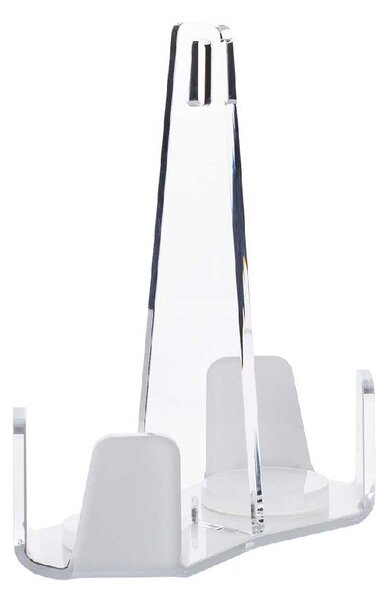 Vesta Portabicchieri verticale in plexiglass per 2 file di bicchieri di plastica Like Water Bianco