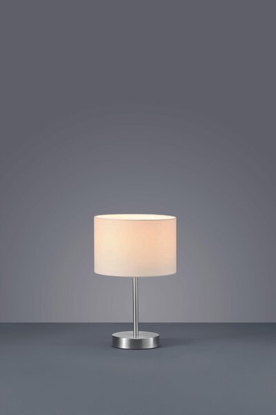 Lampada tavolo da Interno E14 in Metallo Nickel Opaco