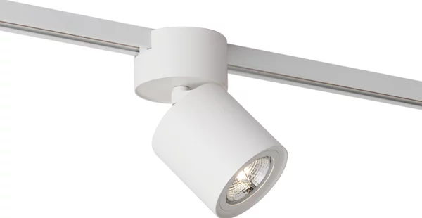 Faretto bianco moderno per sistema a binario monofase GU10 70mm - Iconic Roto