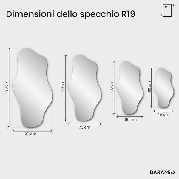 Specchio con bisello – Pure Collection R19