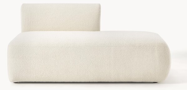Chaise longue componibile in teddy Sofia