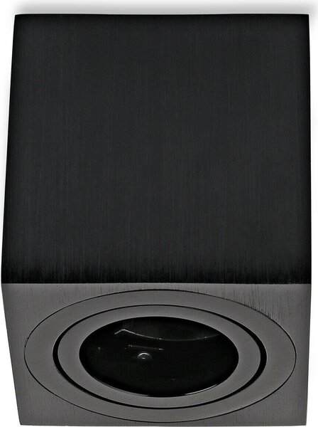 Faretto da incasso Sweet LED, quadrato, nero, GU10, alluminio, 84 mm, faretto da incasso 230 V, faretti da soffitto