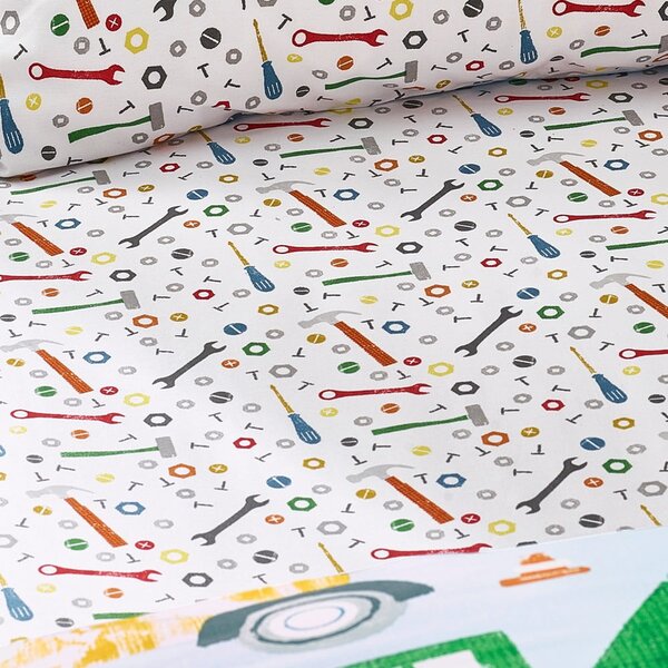 Lenzuolo con angoli per bambini per culla 70x140 cm Digger Dreams – Catherine Lansfield