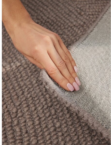 Tappeto grigio tortora in lana tessuto a mano 120x180 cm Calmio – Hanse Home