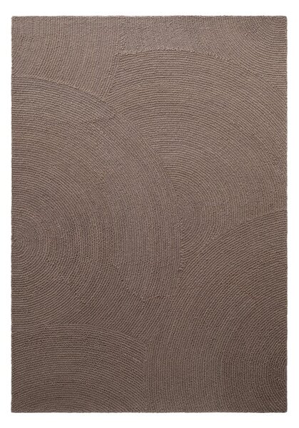 Tappeto grigio tortora in lana tessuto a mano 120x180 cm Calmio – Hanse Home