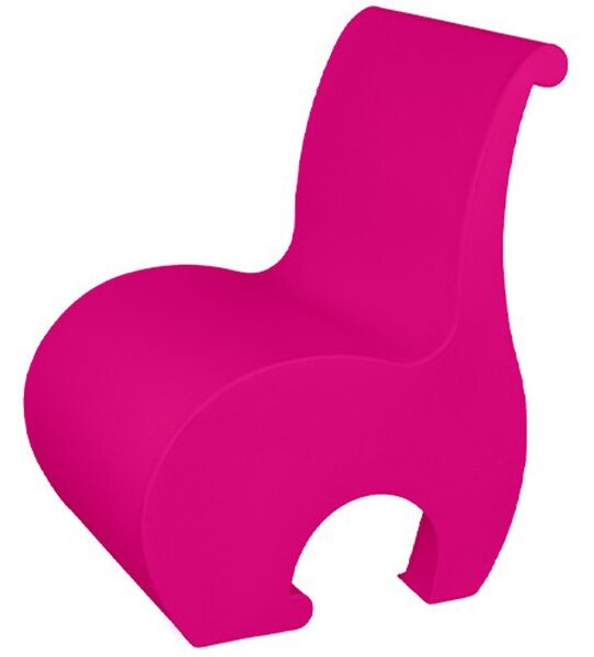 Poltrona Eddy, un vero gioiello di design in Polietilene, Dimensione 60x54x h 82 cm - Peso 10 kg design Ergonomico colore Viola