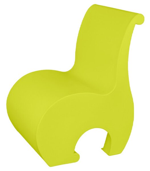 Poltrona Eddy, un vero gioiello di design in Polietilene, Dimensione 60x54x h 82 cm - Peso 10 kg design Ergonomico colore Kiwi