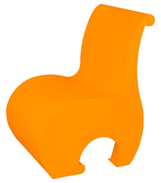 Poltrona Eddy, un vero gioiello di design in Polietilene, Dimensione 60x54x h 82 cm - Peso 10 kg design Ergonomico colore ocra