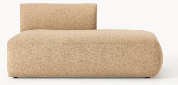 Chaise longue componibile in bouclé Sofia