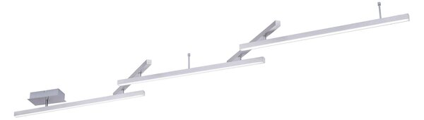 Plafoniera da Interno a LED in Metallo Nickel Opaco
