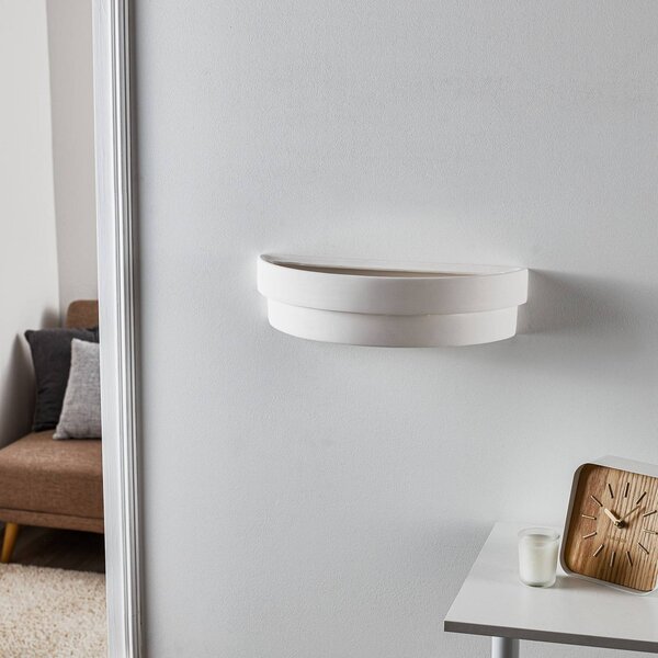 SOLLUX LIGHTING Applique Tavern di ceramica, up/down, bianco