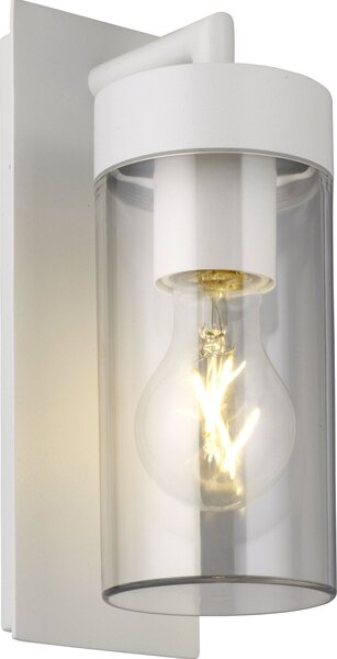 Lampada da parete per esterni a LED STELLA KH-1883-WH, bianca, IP44, attacco E27