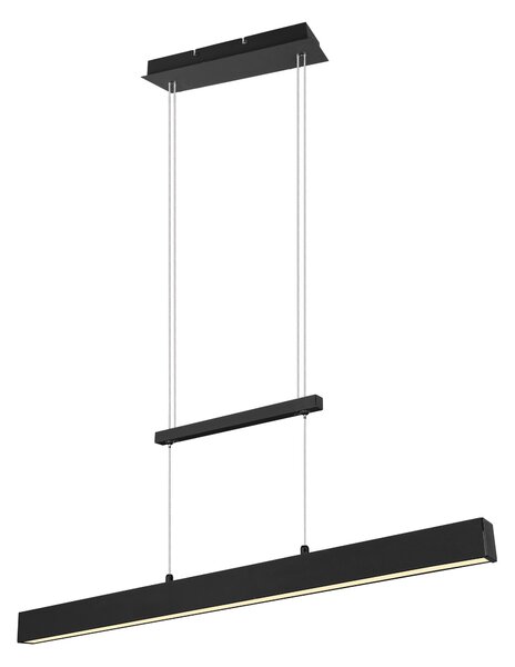 Lampada a Sospensione da Interno a LED in Metallo Nero Opaco