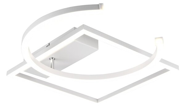 Plafoniera da Interno a LED in Metallo Bianco Opaco