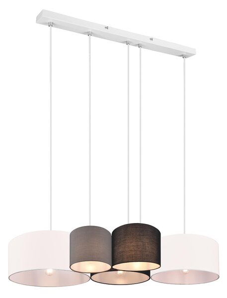 Lampada a Sospensione da Interno E27 in Tessuto Multicolor