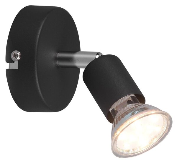 Spot da Interno GU10 in Metallo Nero Opaco
