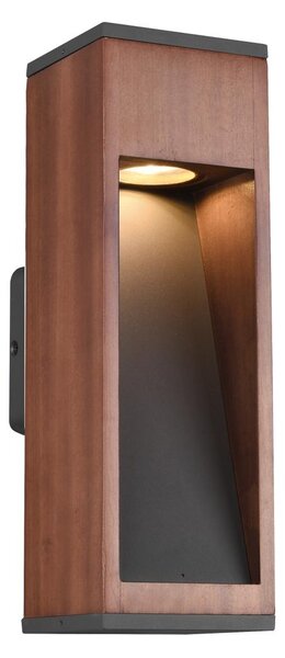 Applique da Esterno a Led in Legno naturale Legno