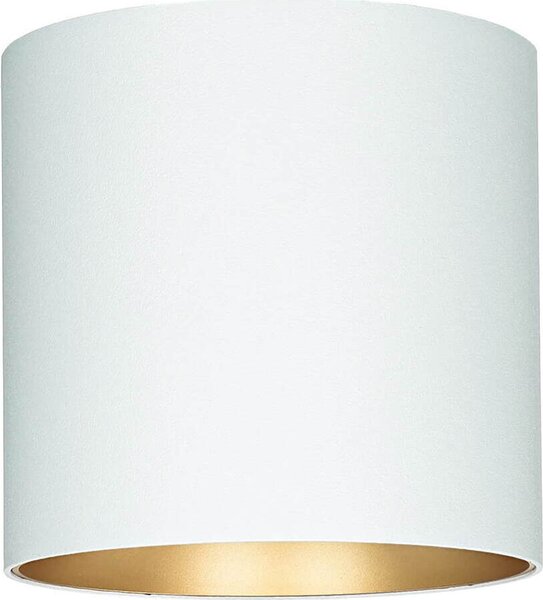 Faretto da soffitto White Gold Ø 12,7 cm GU10 Metallo Moderna Lampada da soffitto a superficie