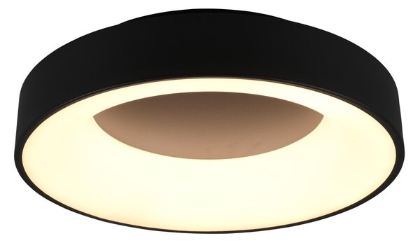 Plafoniera da Interno a Led in Metallo Nero Opaco