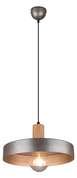 Lampada a Sospensione da Interno a Led in Metallo Nichel Anticato
