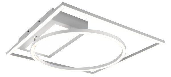 Plafoniera da Interno a Led in Metallo Bianco Opaco