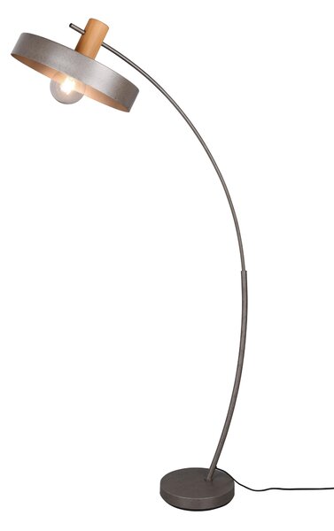 Piantana da Interno a Led in Metallo Nichel Anticato