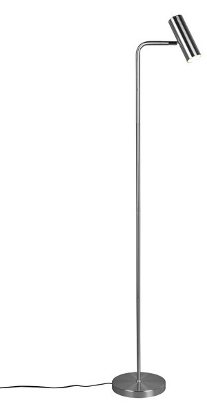 Piantana da Interno a Led in Metallo Nickel Opaco