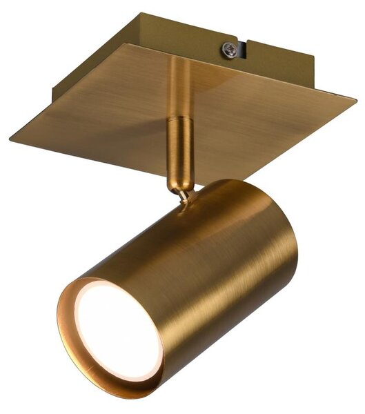 Spot da Interno a Led in Metallo Ottone Antico