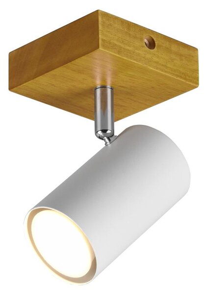 Spot da Interno a Led in Metallo Bianco Opaco