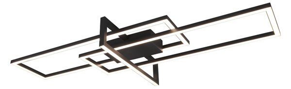 Plafoniera da Interno a Led in Metallo Nero Opaco