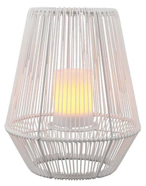 Lampada tavolo da Esterno a LED in Plastica Bianco