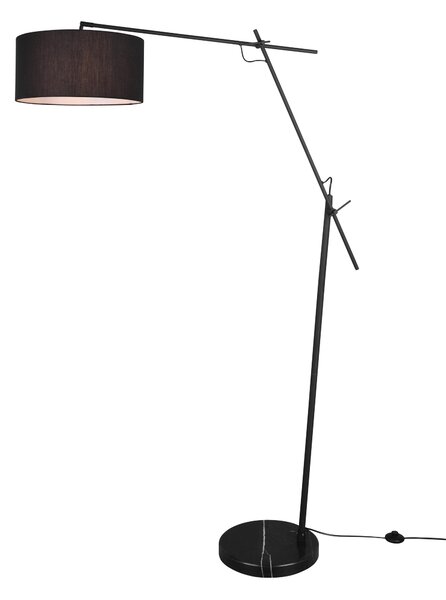 Piantana da Interno a Led in Metallo Nero Opaco