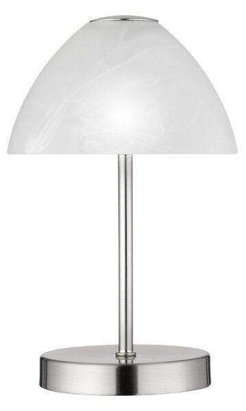 Lampada tavolo da Interno a LED in Metallo Nickel Opaco
